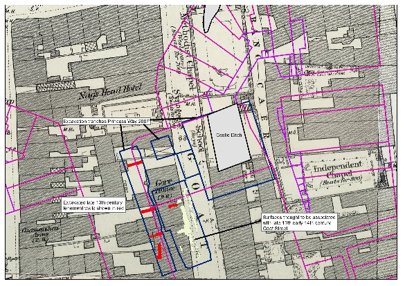 GGAT excavation sites in Princess Way
